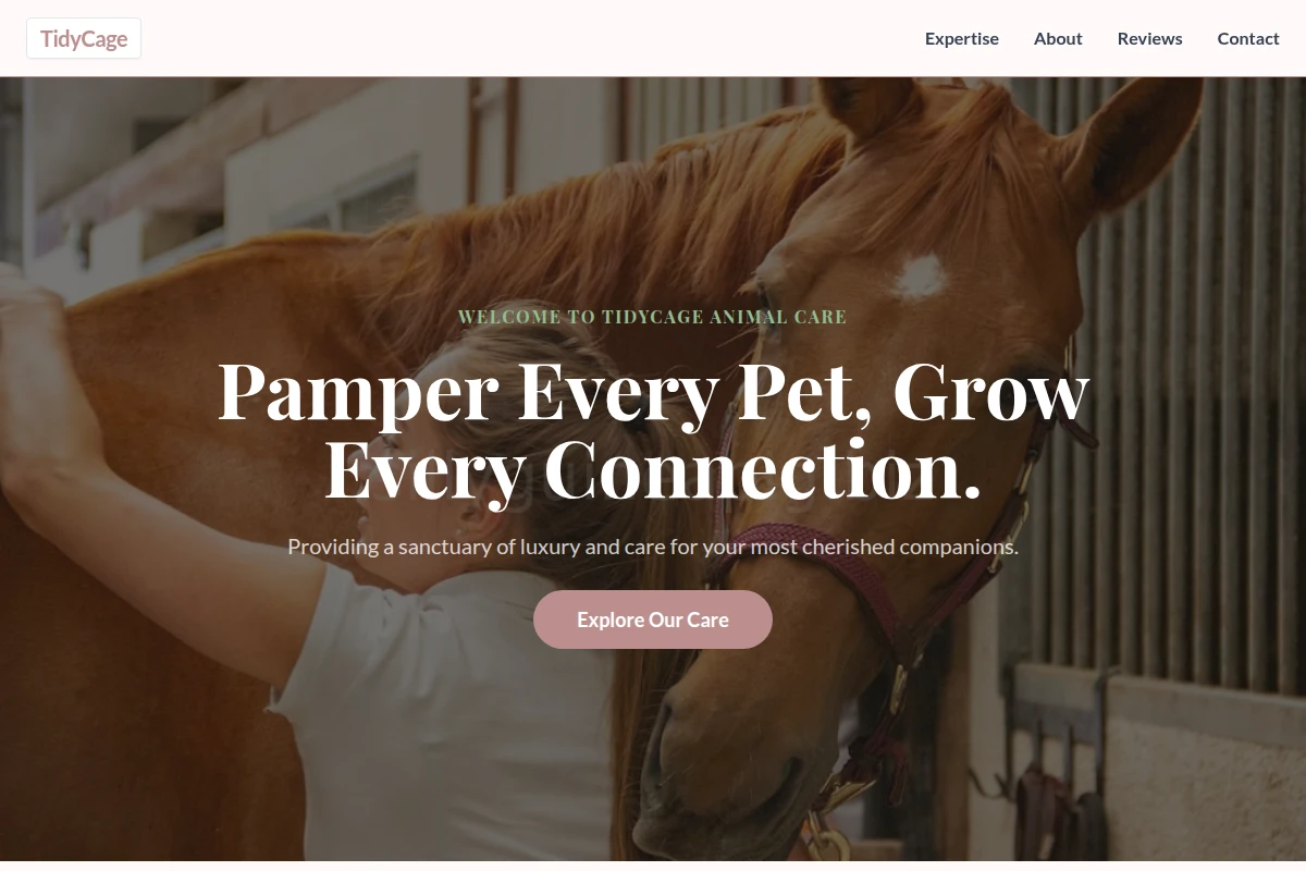 TidyCage Animal Care