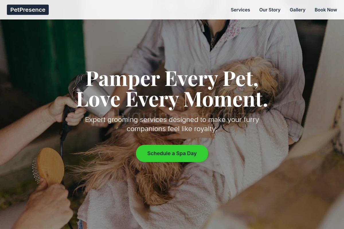 PetPresence Pet Grooming