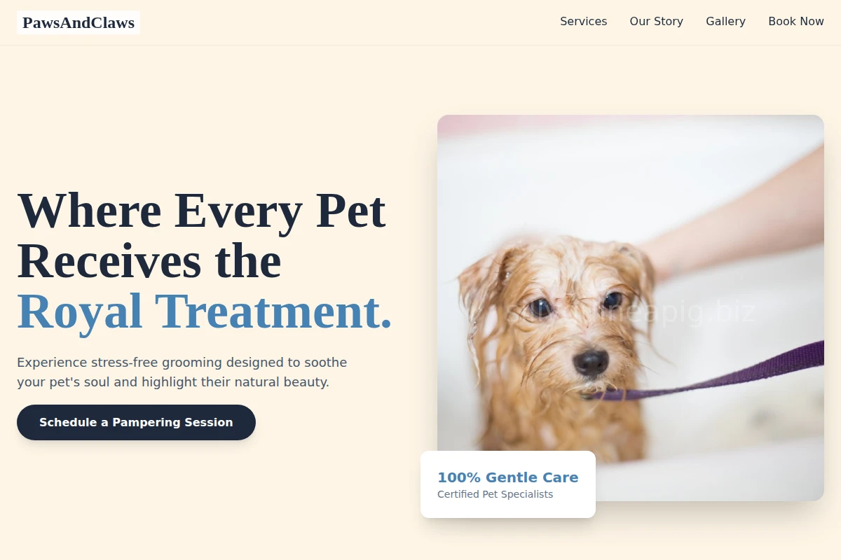 PawsAndClaws Pet Grooming