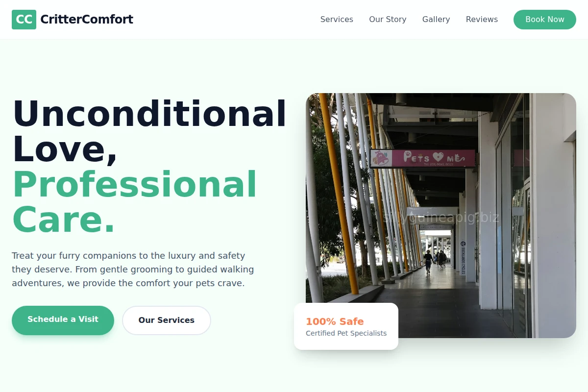 CritterComfort Pet Services