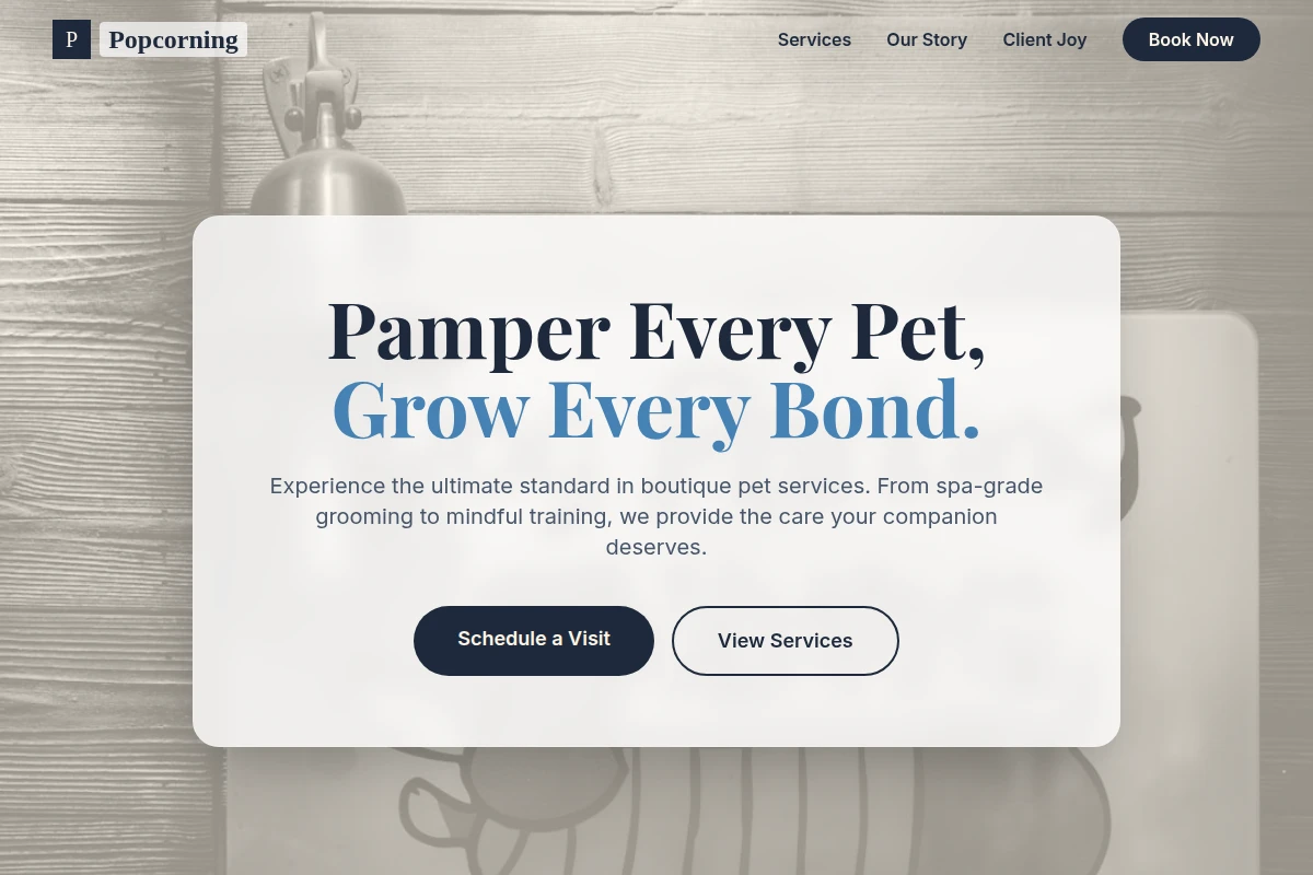 Popcorning Pet Services