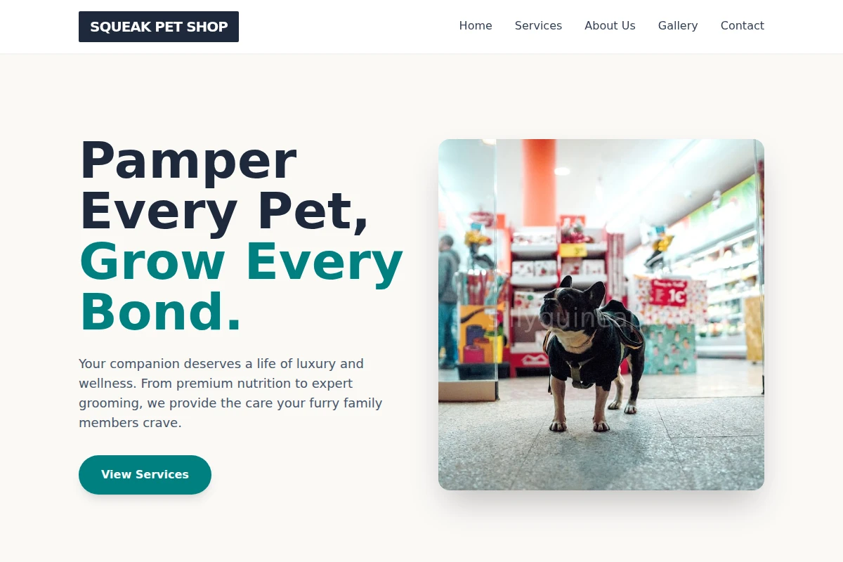 Squeak Pet Shop
