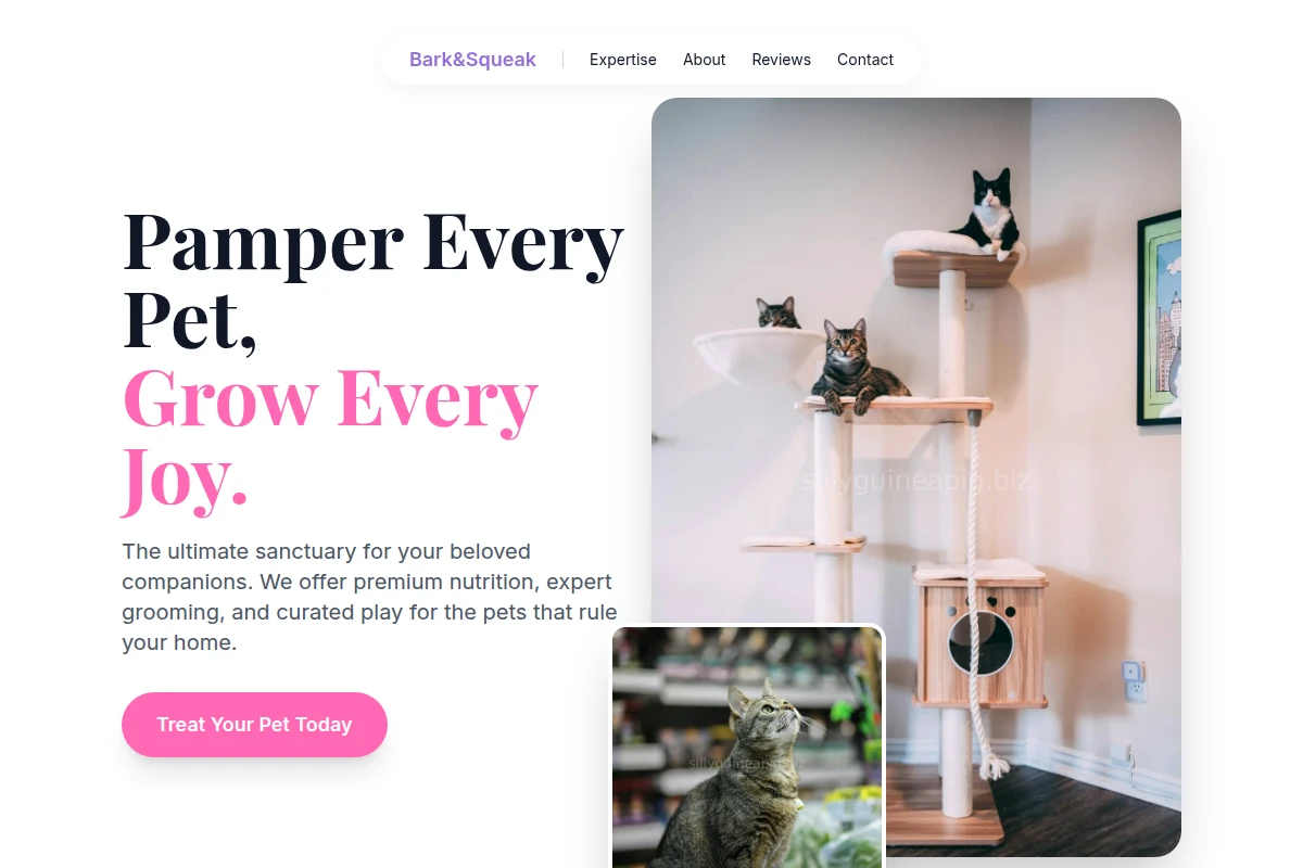 BarkAndSqueak Pet Shop
