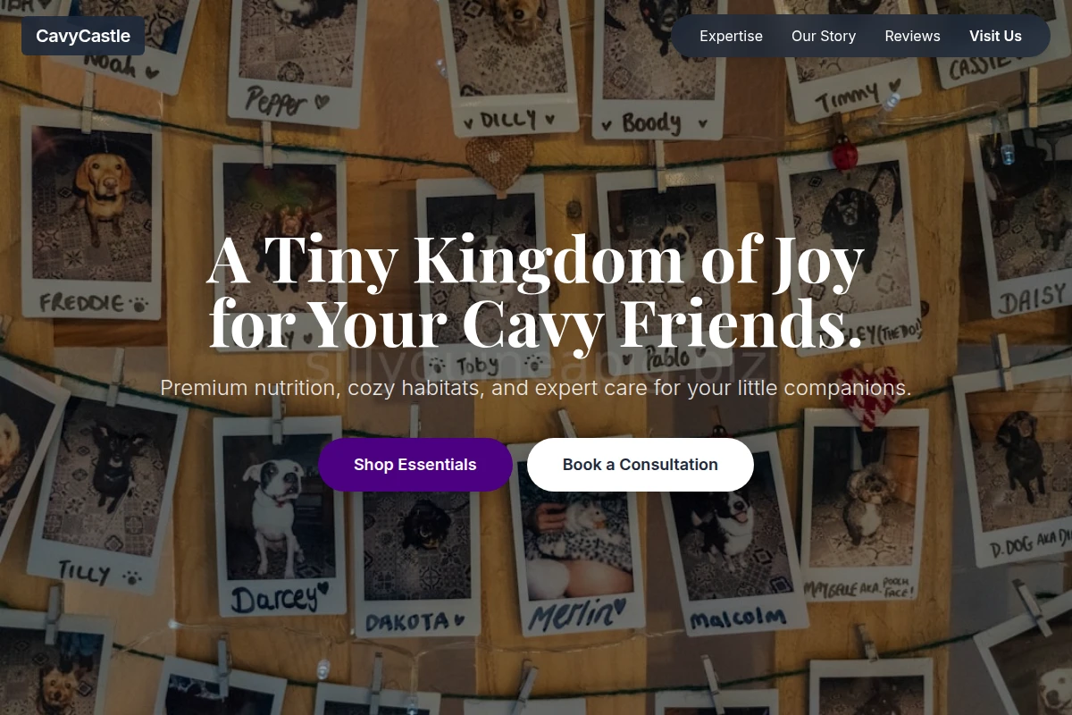 CavyCastle Pet Shop