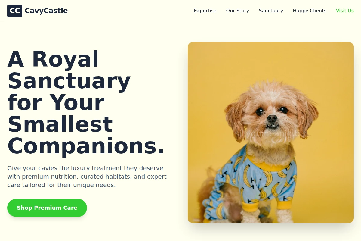 CavyCastle Pet Shop