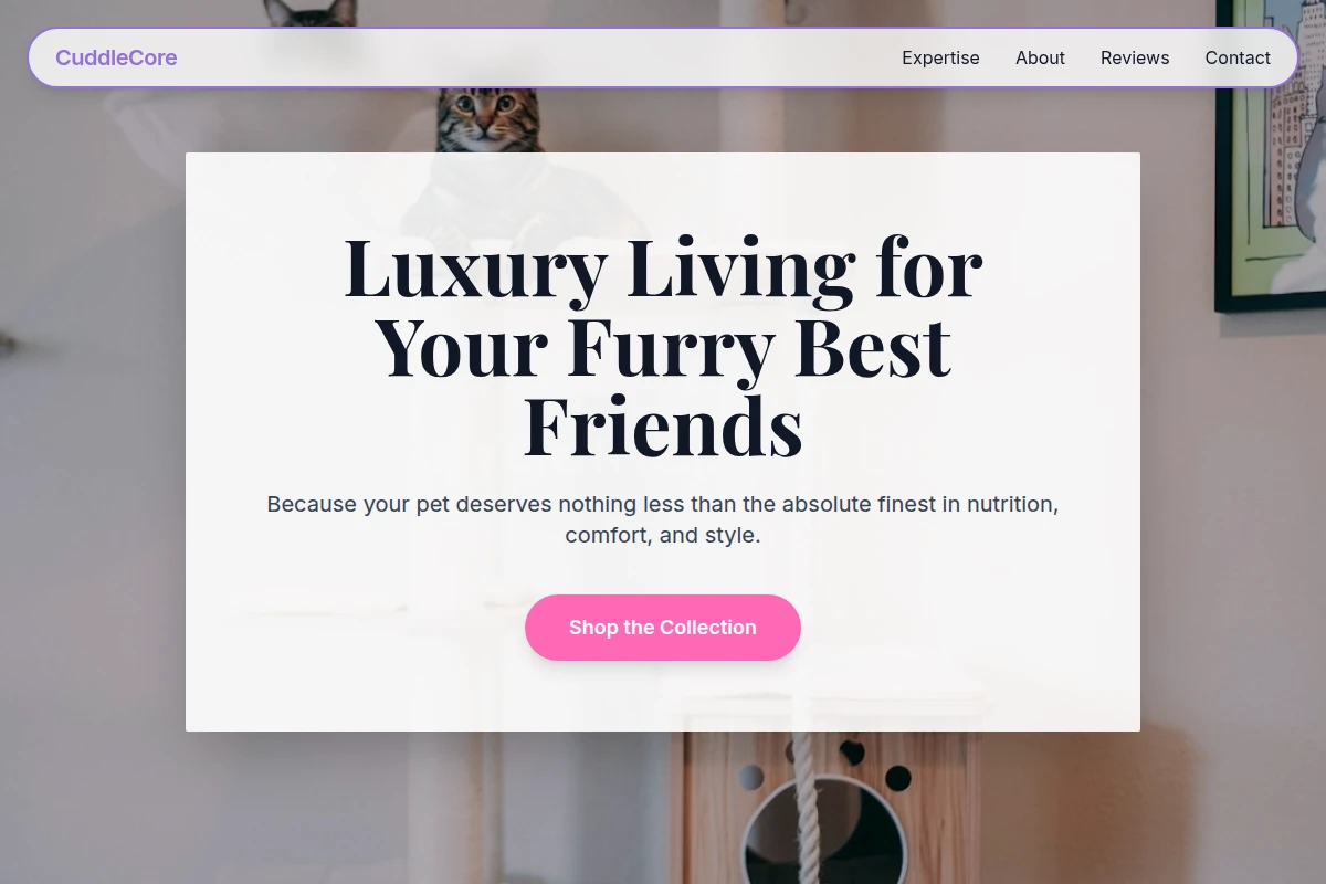 CuddleCore Pet Shop