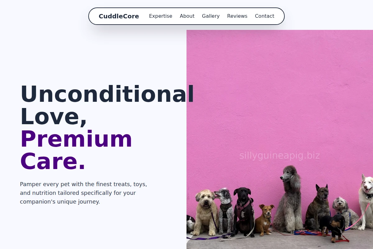 CuddleCore Pet Shop
