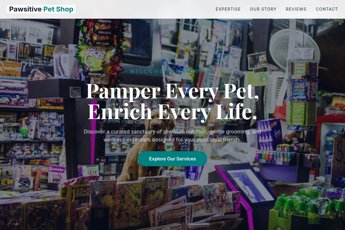 Pawsitive Pet Shop