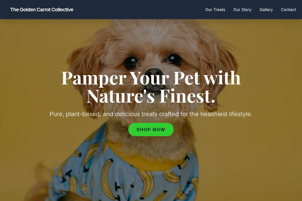 VeggieTreat Pet Shop