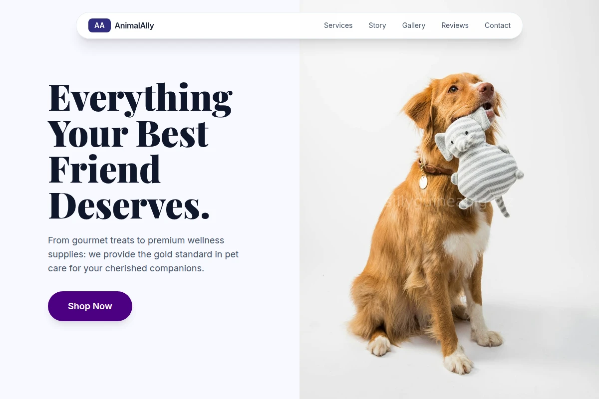 AnimalAlly Pet Shop