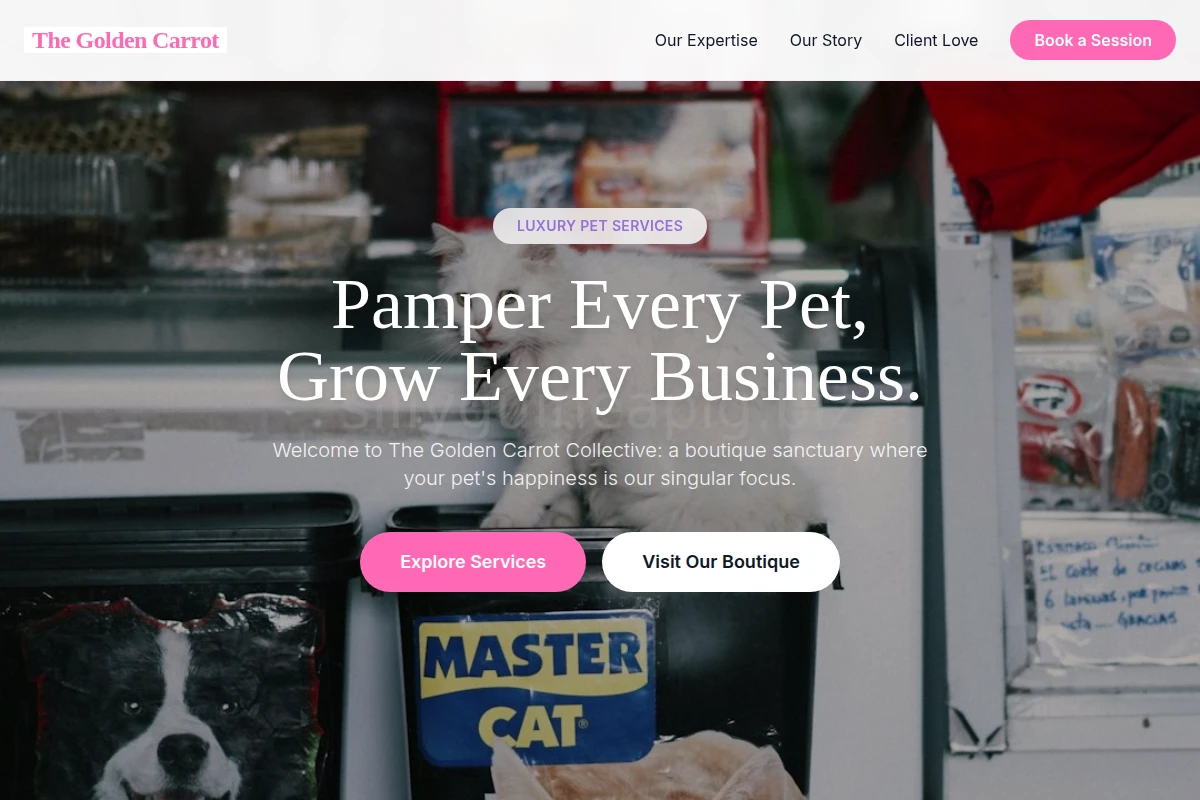SqueakyClean Pet Shop